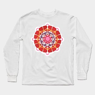 mandala Clamber Paint Long Sleeve T-Shirt